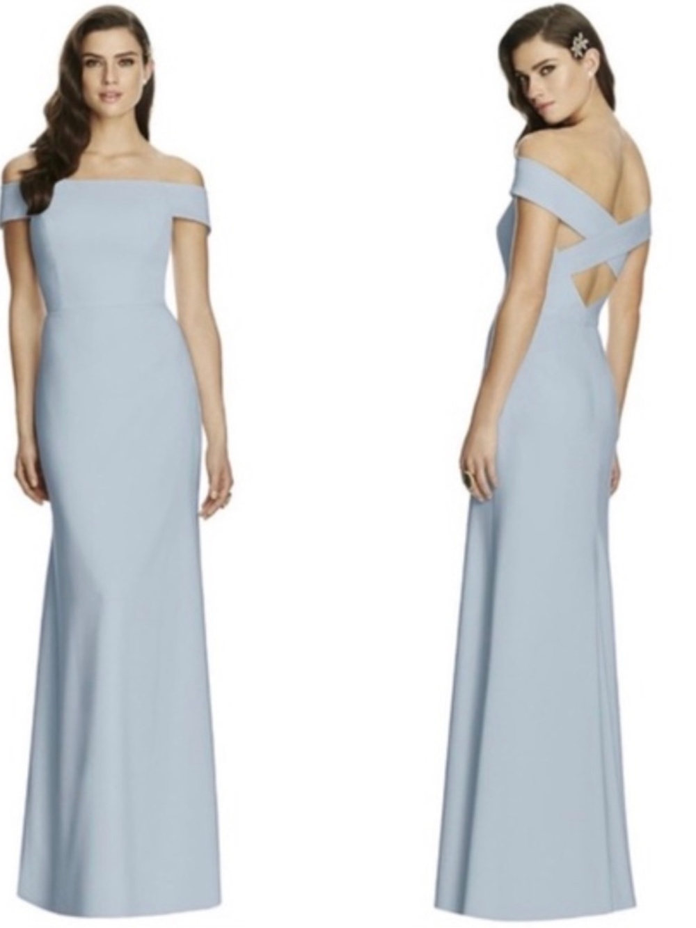 Dessy Collection Bridesmaids dress- style 2987- mist